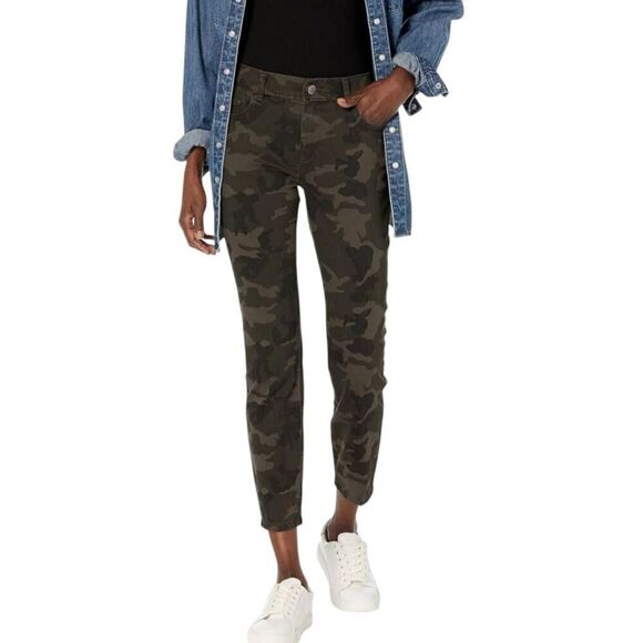 D.JEANS GREEN CAMO JEANS SZ.12 EUC - Picture 1 of 8
